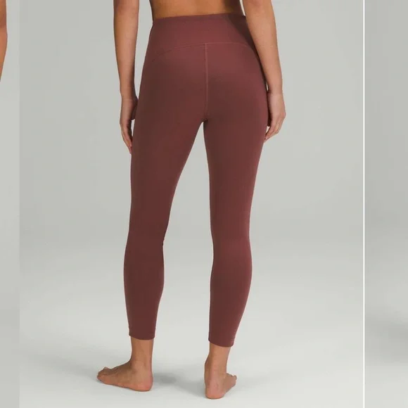 NWOT Lululemon Instill High-Rise Tight 25" smoky Red - Picture 3 of 7